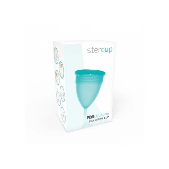 Coppa mestruale Stercup Silicone T-L Acquamarina 1pc