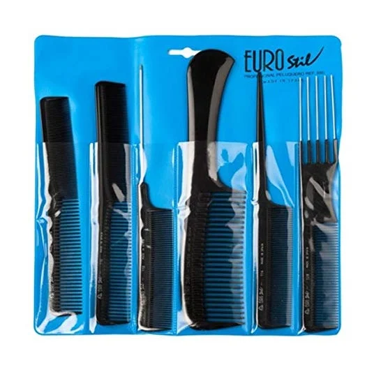 Eurotil Estuche Profesional Estuche 6 Peines 1un