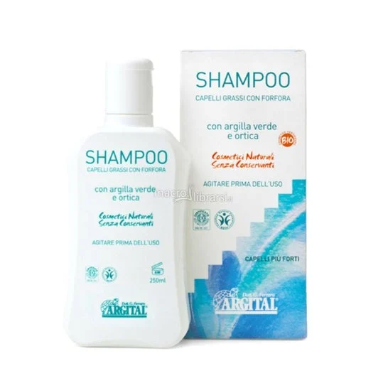 Argital Shampoo al rosmarino e ortica per capelli grassi Bio 250ml