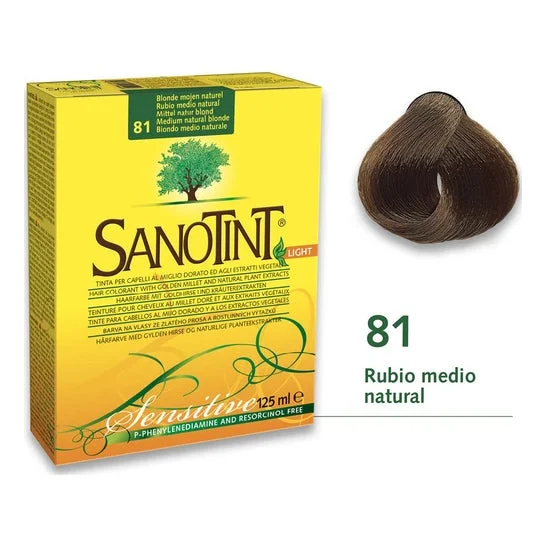 Santiveri Sanotint Tinte Sensitive 81 Biondo medio naturale 125ml