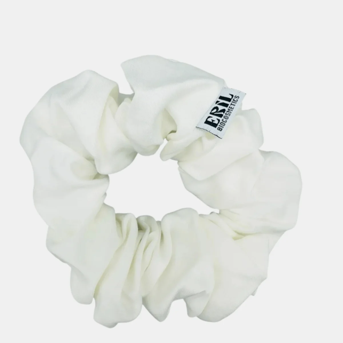ERIL Scrunchie in Fibra di Bamboo – Bianco