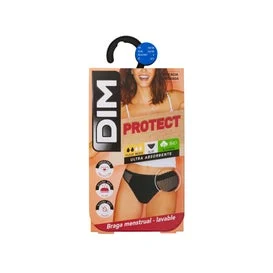 DIM Slip Mestruale Lavabile Medium Flow T44/46 Nero 1 Unità