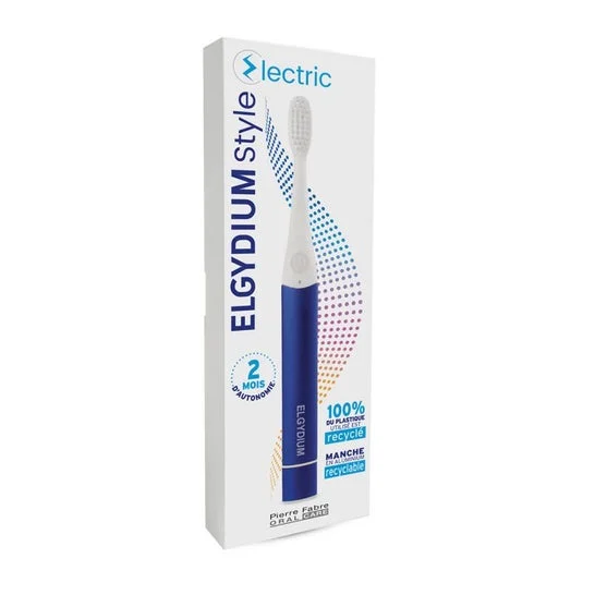 Elgydium Spazzolino da Denti Elettrico Stile Blu 1 Unità
