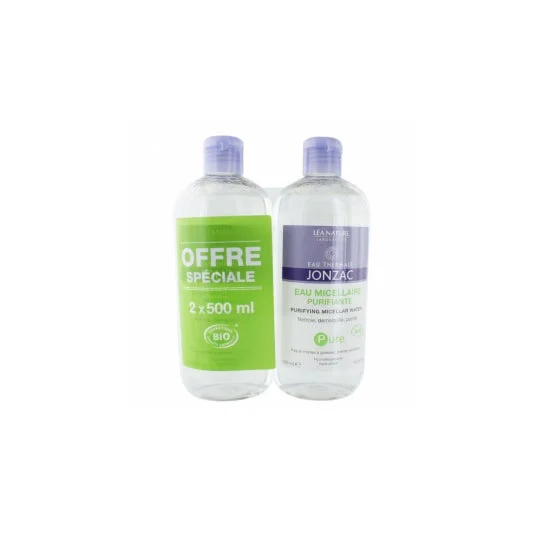 Jonzac Pure Purifying Micellar Water 2x500ml
