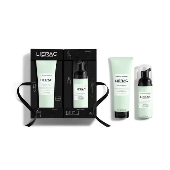 Lierac Pack Navidad 2023 Mascarilla Exfoliant + Espuma Limpiador