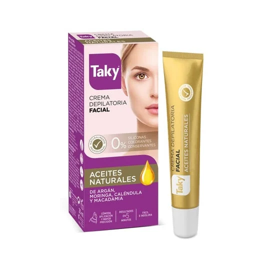Taky Crema Depilatoria Viso Oli Naturali 20ml