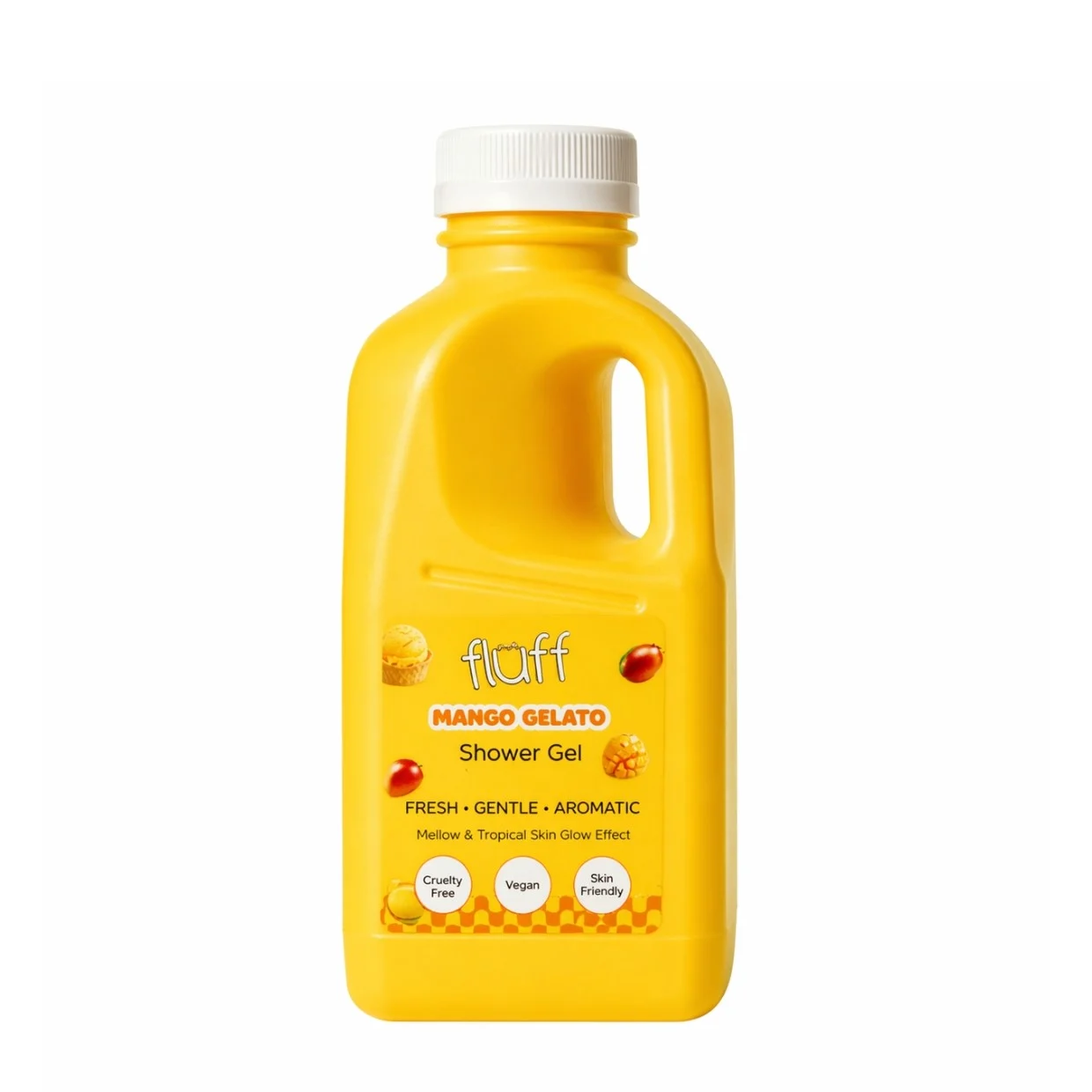 FLUFF Gentle Shower Gel – Mango Gelato