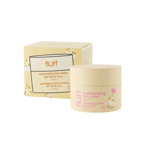 FLUFF Moisturizing Face Cream SPF 50 PA++++ Vanilla