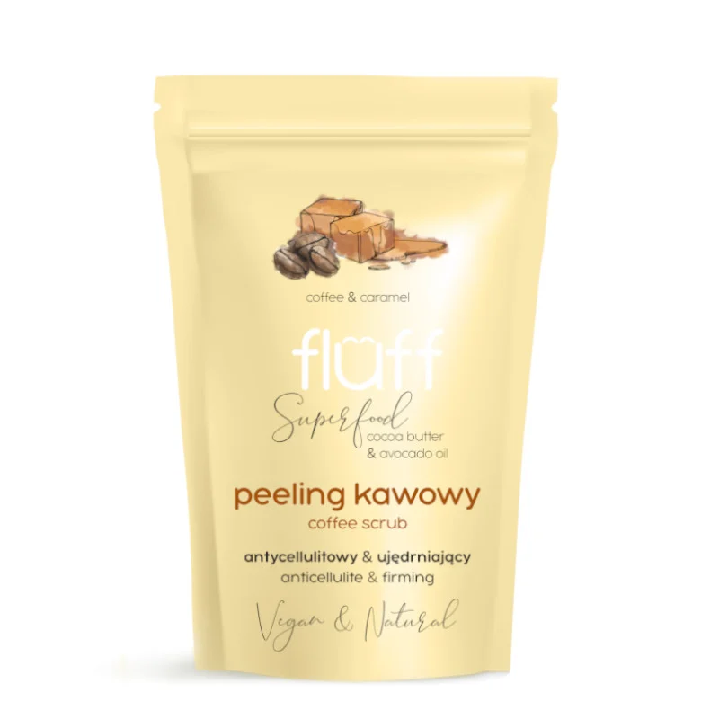 FLUFF Superfood – Coffee Scrub Coffee & Caramel