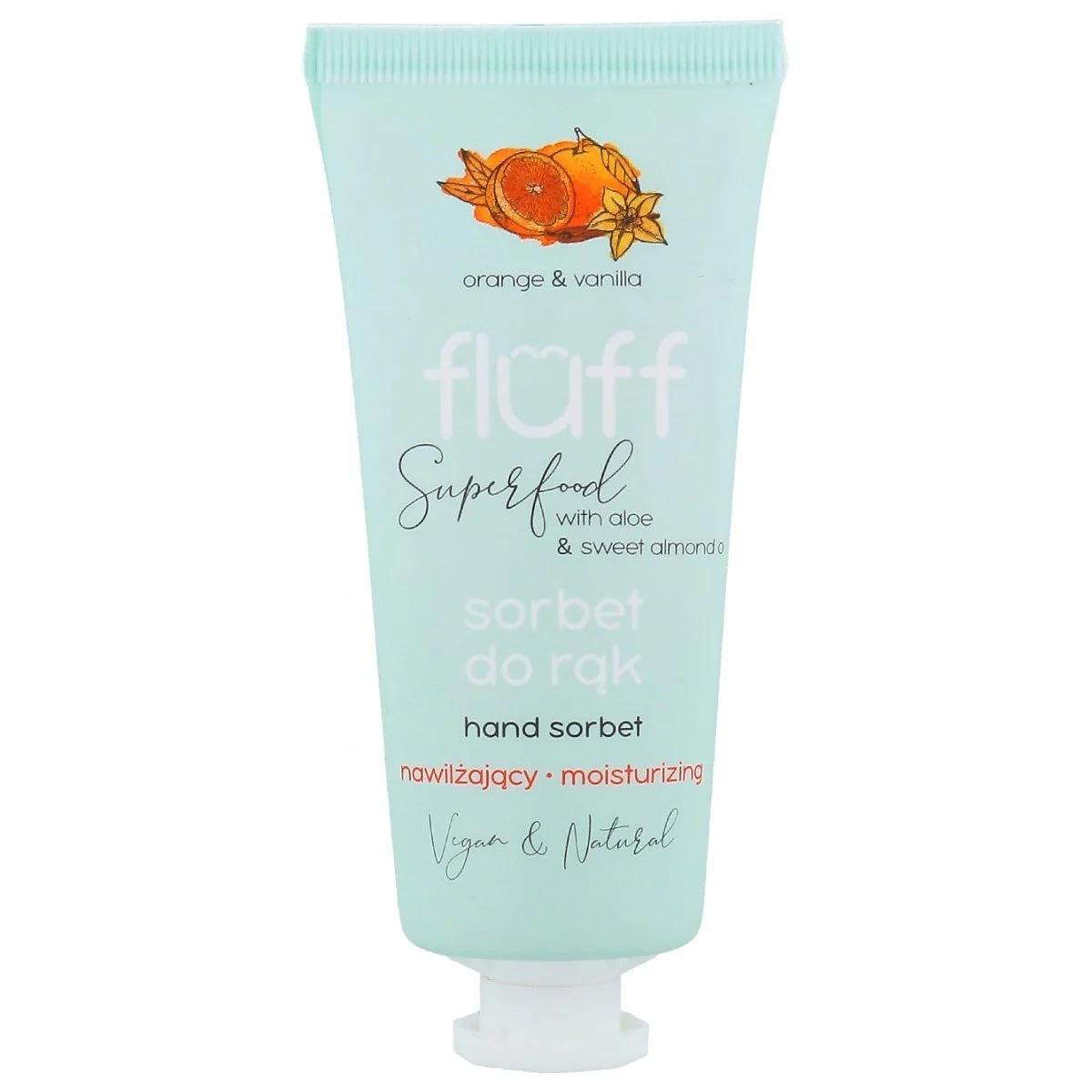 FLUFF Superfood – Sorbet Hand Cream Orange & Vanilla
