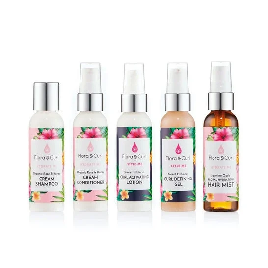 Flora & Curl Mini Essentials Curly Kit