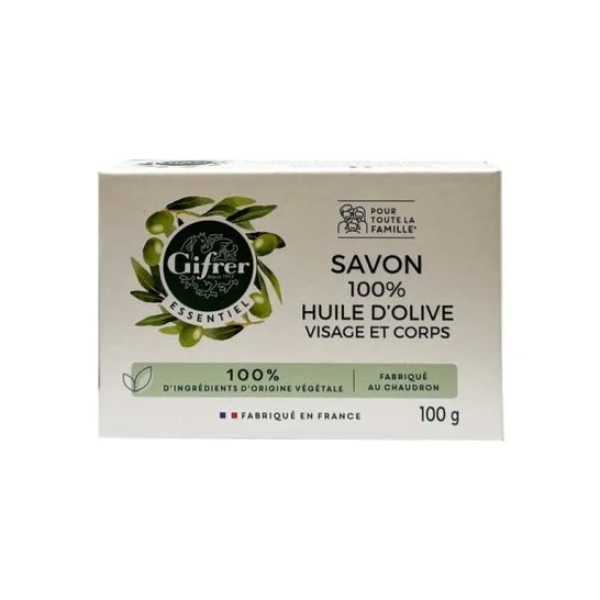 Gifrer Essentiel Jabón Sólido de Aceite de Oliva 100g