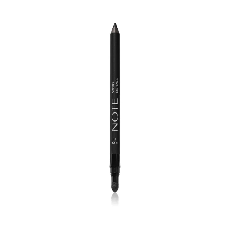 Note Cosmetique Smokey matita per occhi waterproof 01 Black 1,2 g