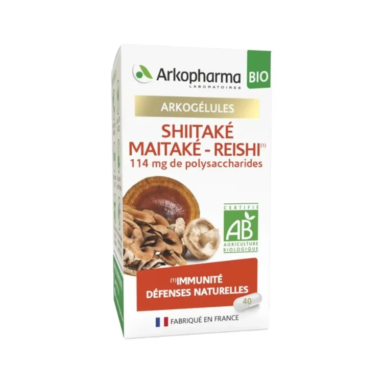 Arkopharma Arkocapsule Shiitake Maitake-Reishi Bio 40 capsule