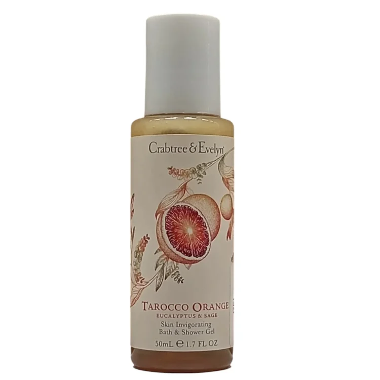 Crabtree & Evelyn Arancio Tarocco Detergente Gel Doccia Per Tutti i Tipi di Pelle 50 ml