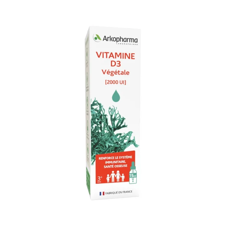 Arkopharma Arkofluides Vitamina D3 vegetale Flacone 15ml