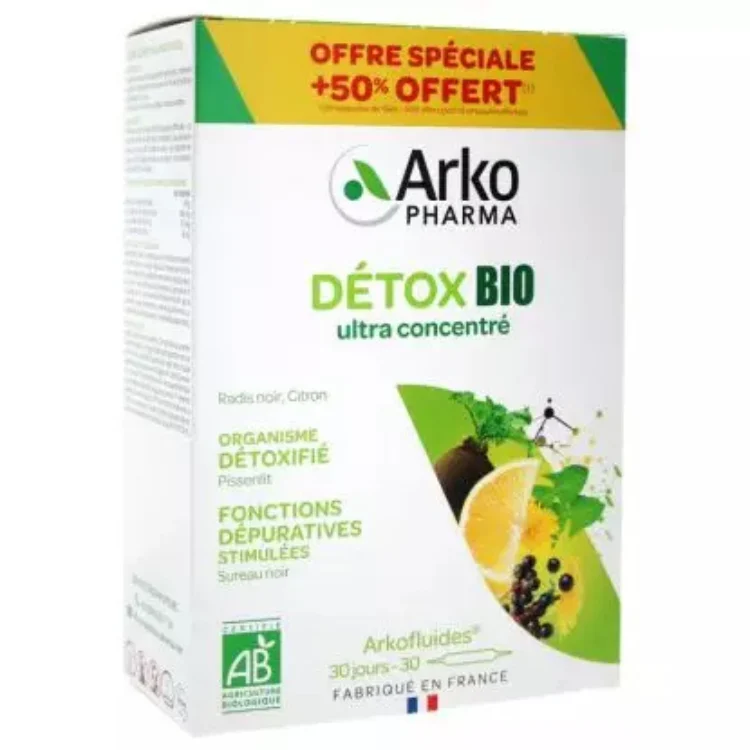 Arkopharma Arkofluidi Detox Bio 30 Ampolle