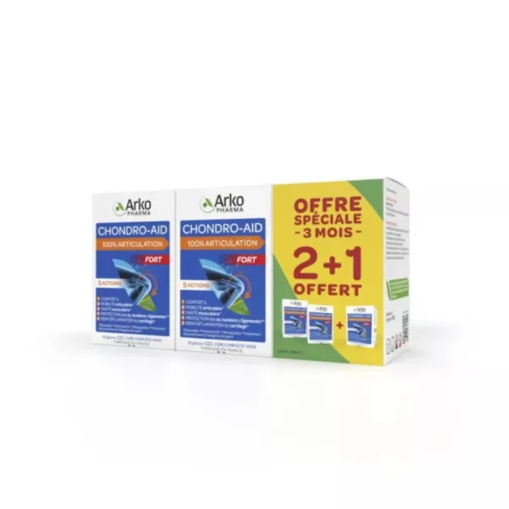 Arkopharma Chondro-Aid Fort 100% Articolazione 120 + 60 Capsule