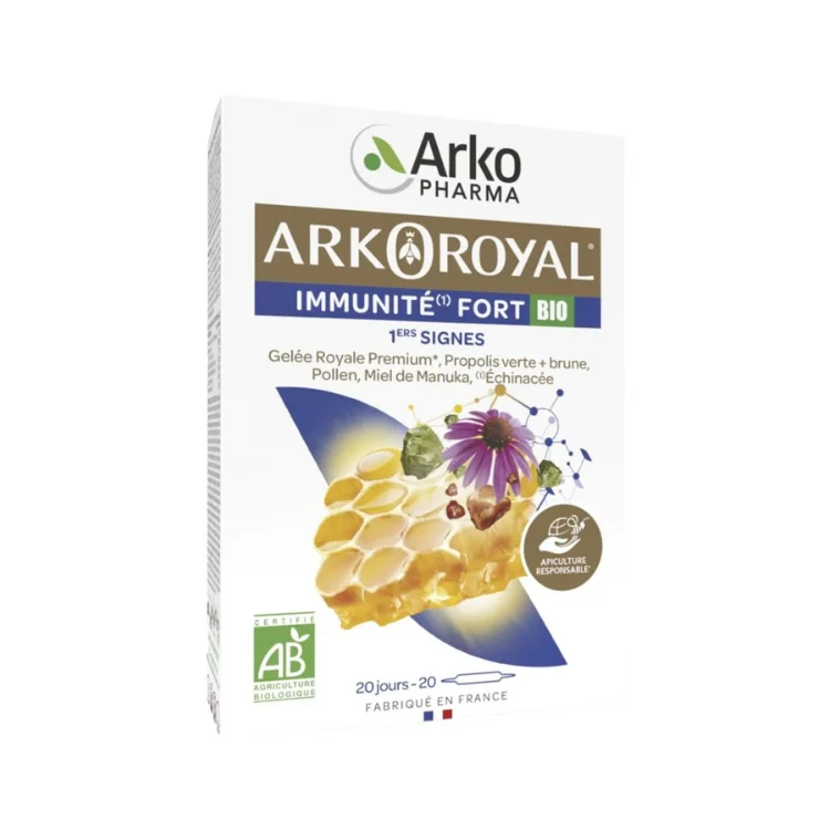 Arkopharma Arkoroyal Immunità Forte Bio Pappa Reale, Propoli 20 fiale