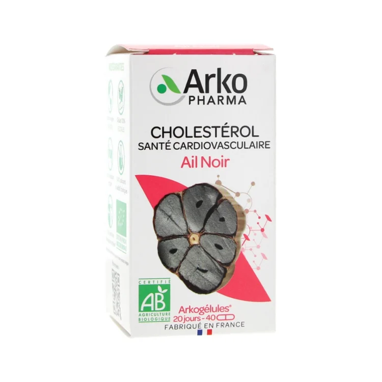 Arkopharma Arkogélules Colesterolo Aglio Nero Bio 40 Capsule
