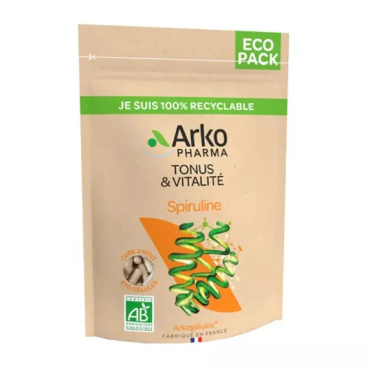 Arkopharma Arkogélules Spirulina Bio Tono & Vitalità 270 capsule