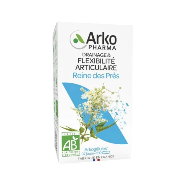 Arkopharma Arkocapsule Drenaggio e Flessibilità Articolare Regina dei Prati Bio 150 Capsule