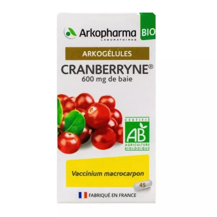 Arkopharma Arkocapsule Cranberryne 600mg di Bacca 45 Capsule
