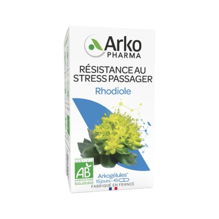 Arkopharma Arkocapsule Resistenza allo Stress Passeggero Rodiola Bio 45 Capsule