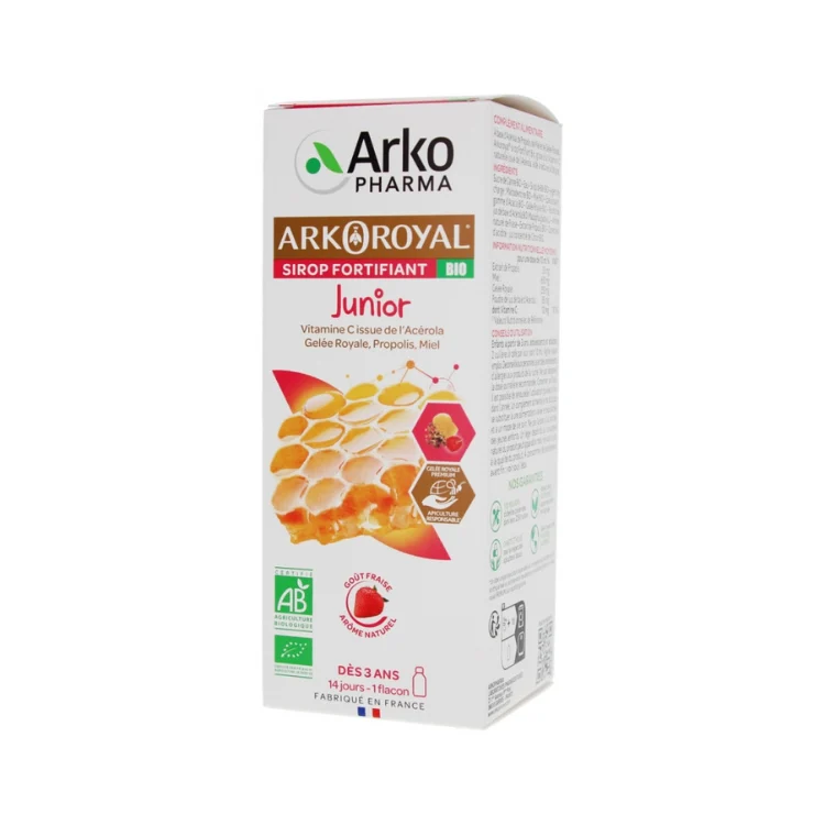 Arkopharma Arkoroyal Sciroppo Fortificante Bio Junior Pappa Reale, Propoli 140ml