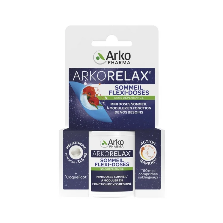Arkopharma Arkorelax Sonno Flexi-Dosi 60 mini compresse sublinguali