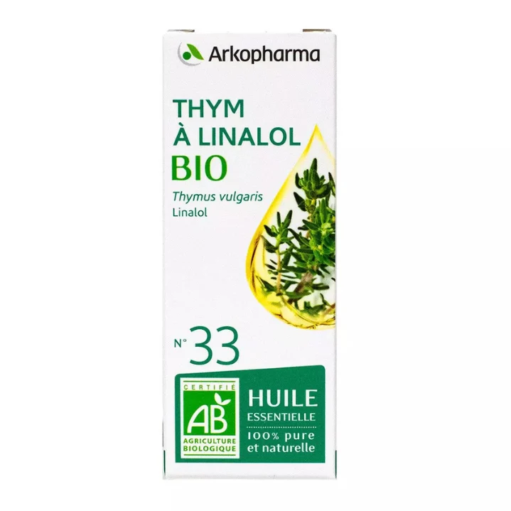 Arkopharma Arkoessentiel Olio Essenziale N°33 Timo A Linalol Bio (Timo Vulgaris) 5ml