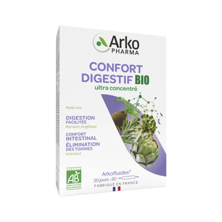 Arkopharma Arkofluidi Comfort Digestivo Bio 20 Ampolle