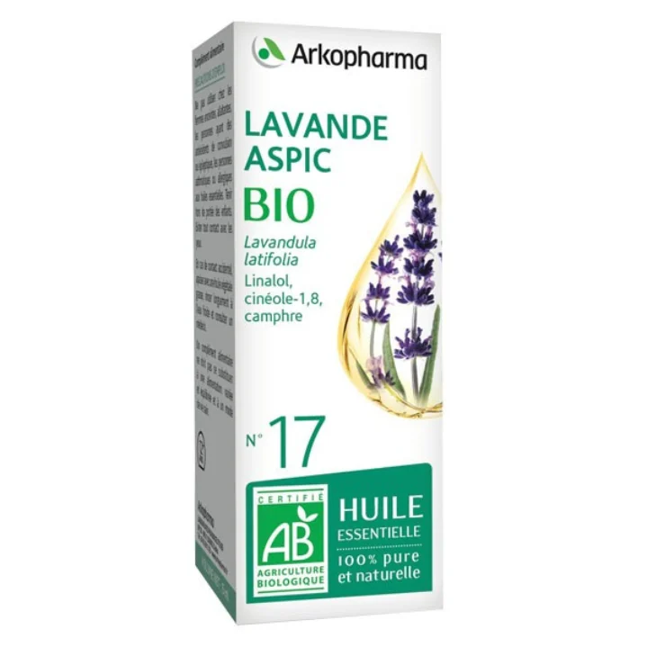 Arkopharma Arkoessentiel Olio Essenziale N°17 Lavanda spica Bio 10ml