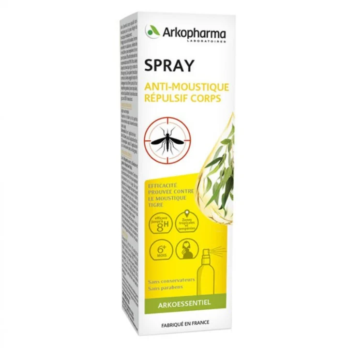 Arkopharma Arkoessentiel Spray Antizanzare Corpo Dei 6 Mesi 60ml