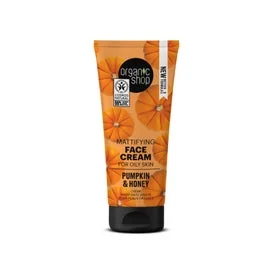 Organic Shop Mattifying Face Cream Pumpkin & Honey Oily Skin 50ml