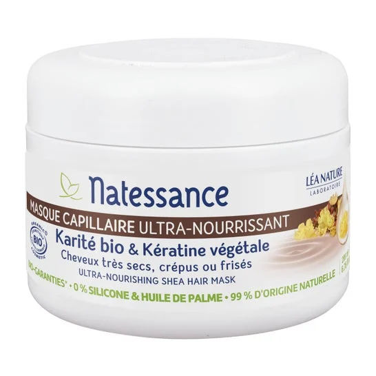 Natessance Maschera per capelli biologica ultra nutriente 200ml