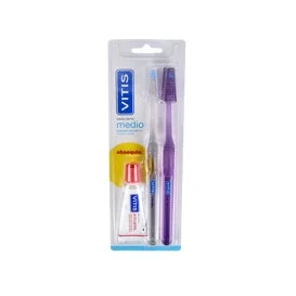Vitis® spazzolino medio 2 nuvole