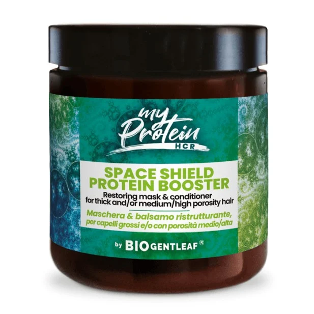 GENTLEAF My Protein HCR – Space Shield Protein Booster Maschera e Balsamo Ristrutturante Capelli Grossi