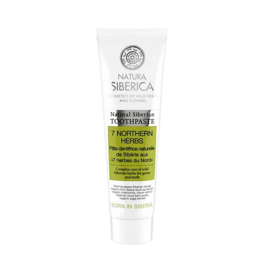 Natura Siberica Dentifricio naturale siberiano 7 erbe nordiche 100g
