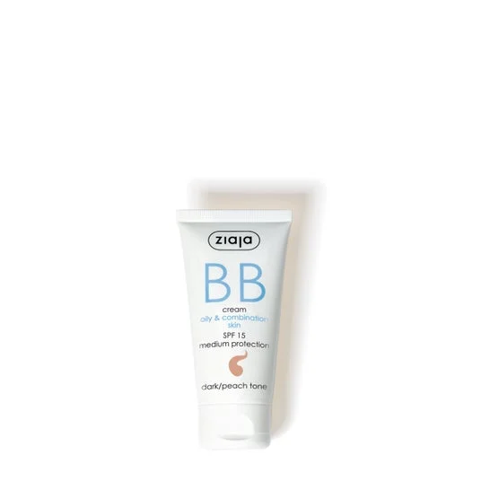 Ziaja Bb Cream Oily & Mixed Skin Spf15 Dark Tone 50ml