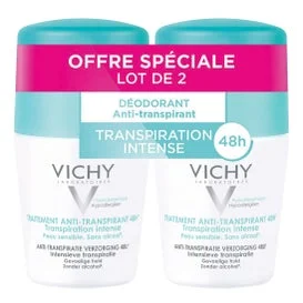 Vichy Antitraspirante Deodorante Roll-On 48H 2x50 Ml