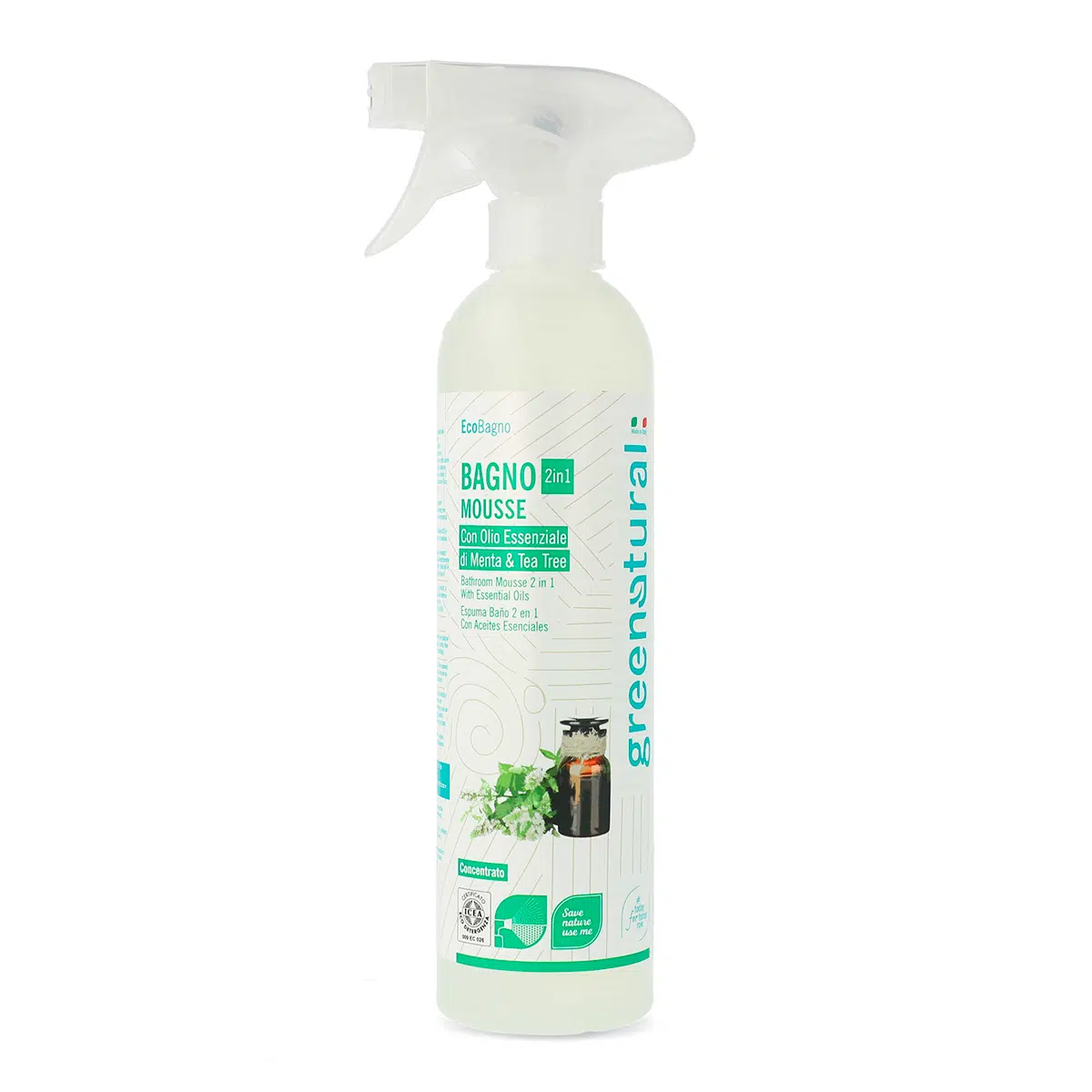 GREENATURAL Bagno 2 in 1 Mousse