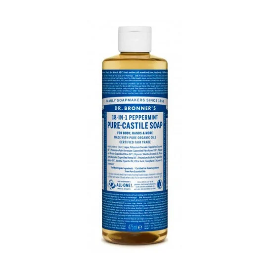 Sapone liquido alla menta del Dr. Bronner 475ml