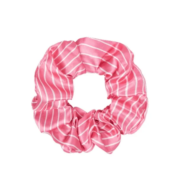GYADA COSMETICS Pink Stripes Scrunchie