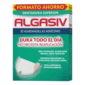 Algasiv Cuscinetto Adesivo Protesi Dentale Superiore 30 Unità