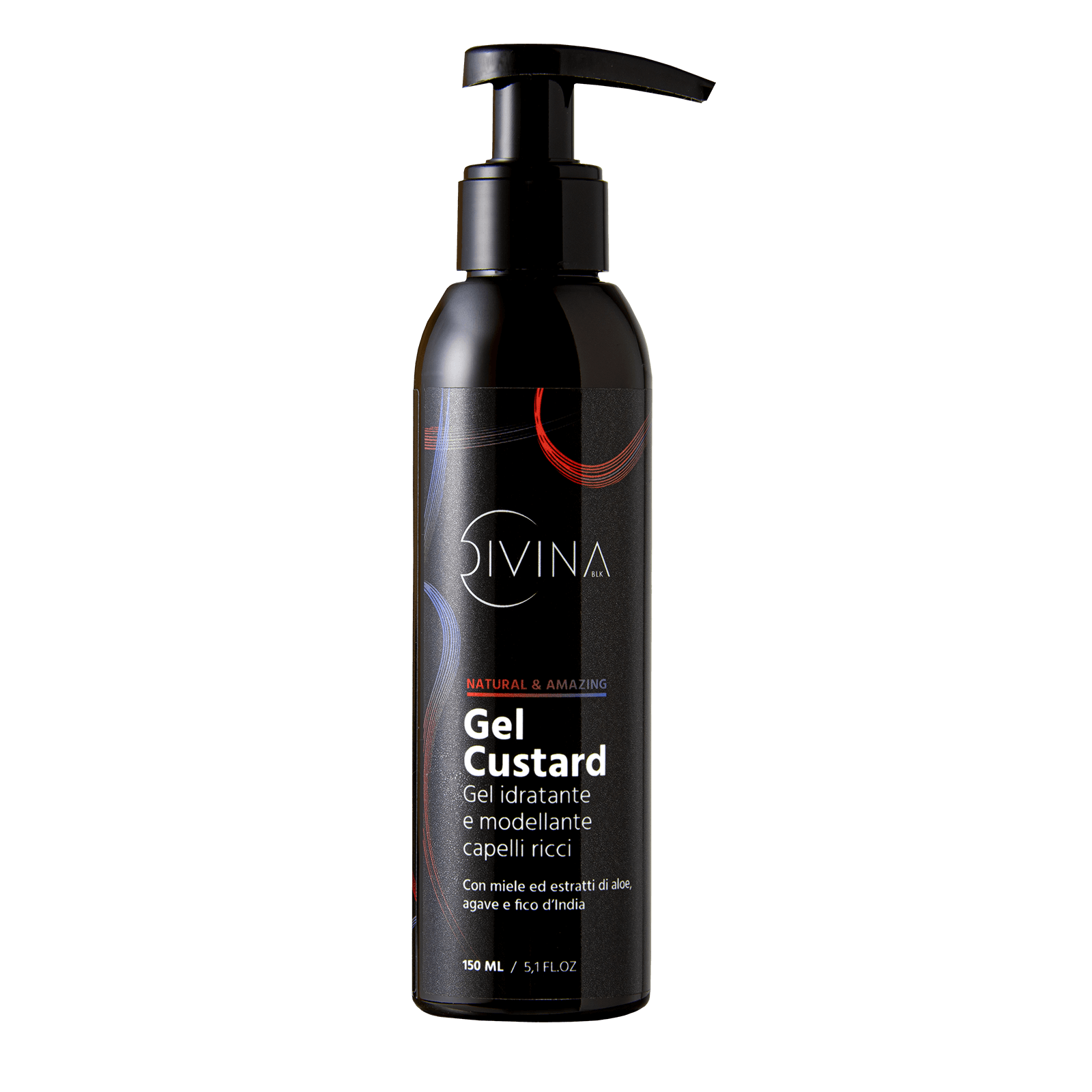 DIVINA BLK Gel Custard Idratante e Modellante 150 ml