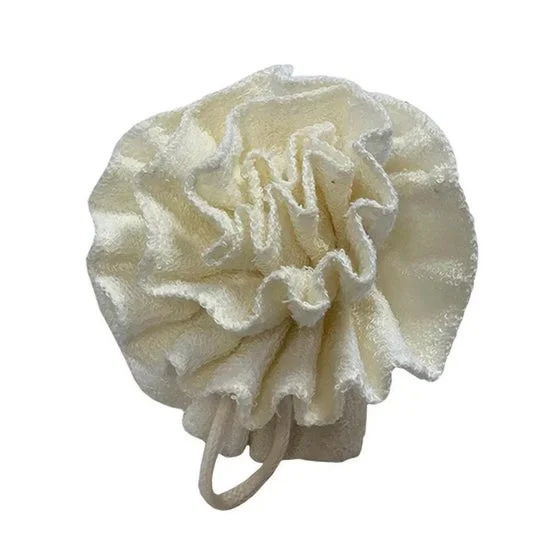 NaturaBio Cosmetics Spugna Fiore Bambù e Cotone 1 Unità