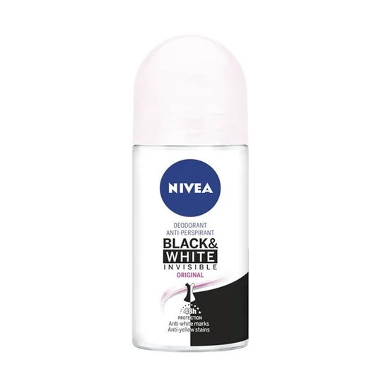 Nivea Black & White Invisible Roll-On Deodorante 50ml