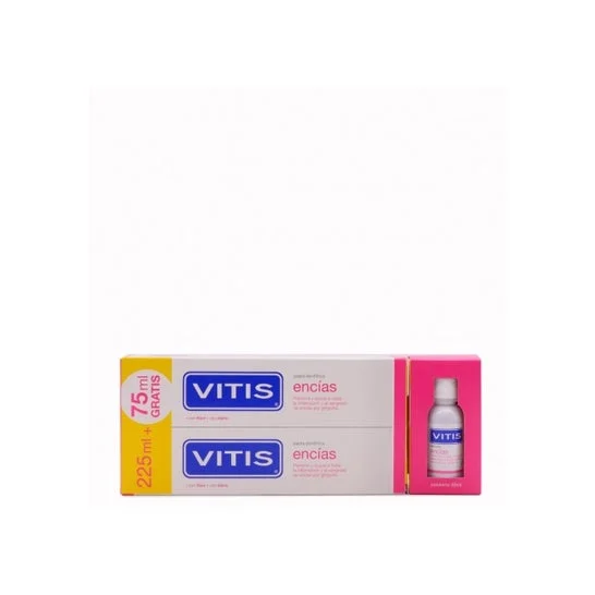Vitis Pack Encías 2x150ml + Colutorio 75ml