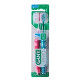 GUM® Spazzolino da denti 1525 Technique Pro Soft 2 pezzi